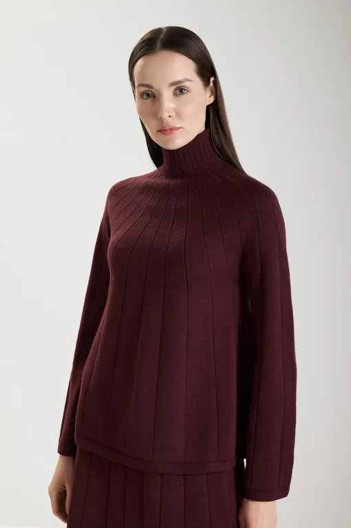 Водолазки MM by MaxMara GROLLA 252636615 009 BORDEAUX