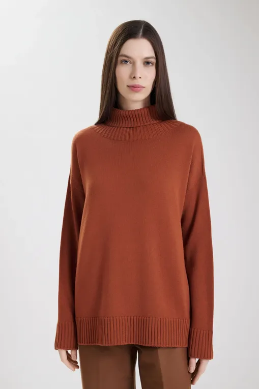 Водолазки MM by MaxMara MINO 252636612 004 COPPER