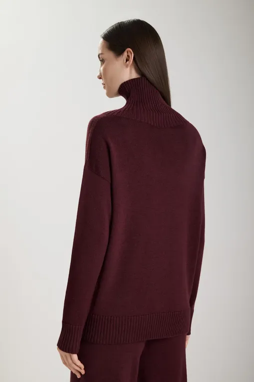Водолазки MM by MaxMara MINO 252636612 009 BORDEAUX