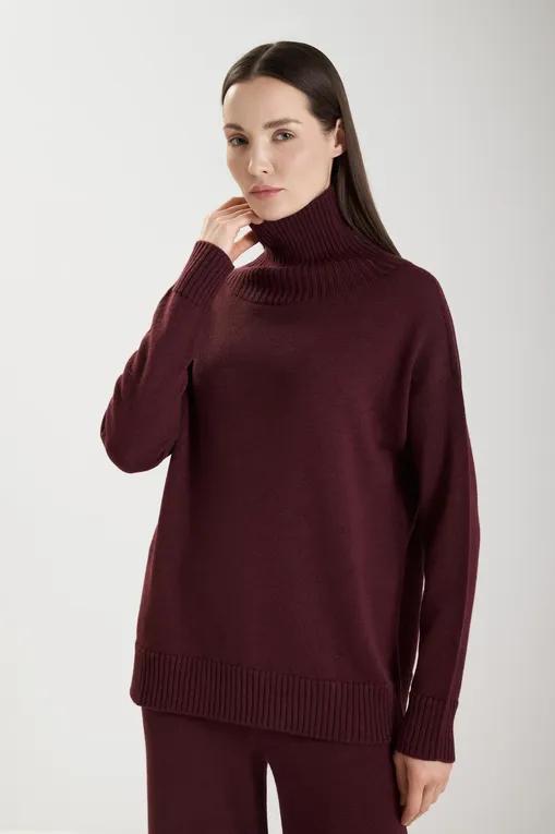 Водолазки MM by MaxMara MINO 252636612 009 BORDEAUX