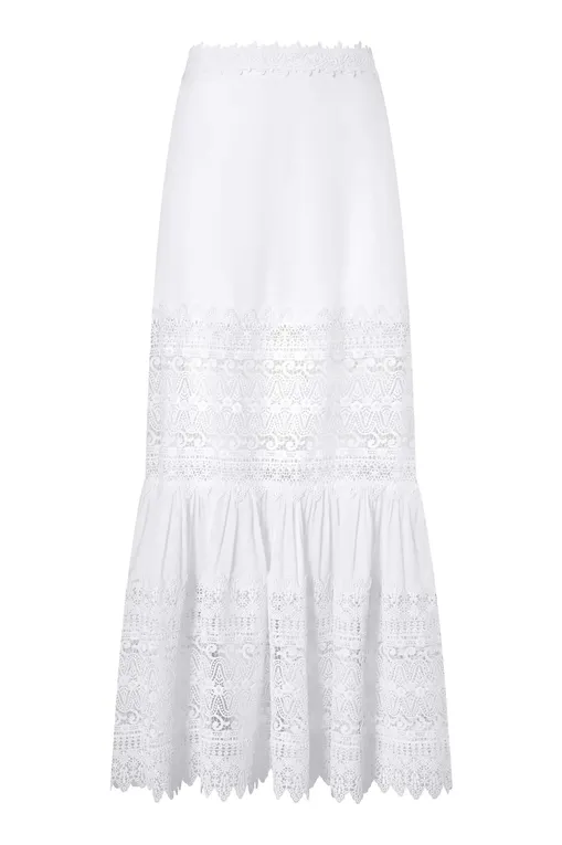 Юбки Charo Ruiz Ibiza 231407 white