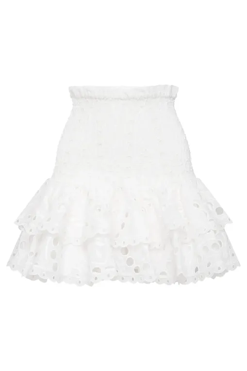 Юбки Charo Ruiz Ibiza 263401 White Sealace