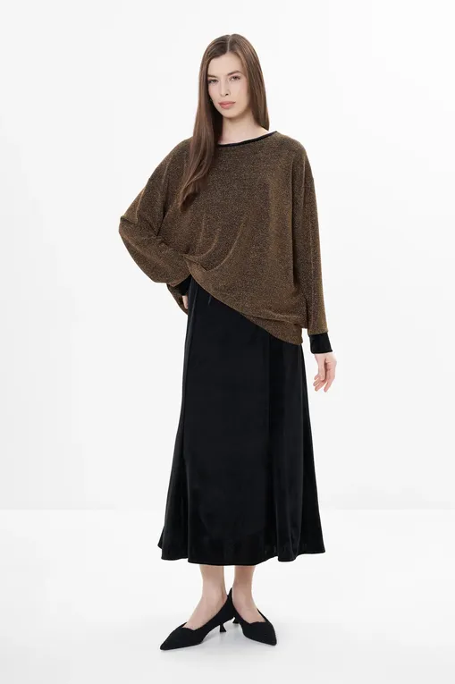 Юбки Luisa Viola 1921F000474N 033 NERO SOLIDO