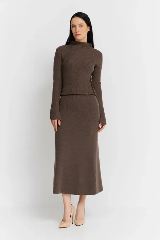 Юбки Max Mara Leisure AGILE 242630602 002 HAZELNUT BROWN