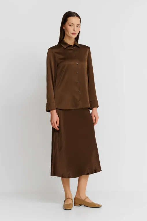 Юбки Max Mara Leisure ALESSIO 242610601 005 BROWN