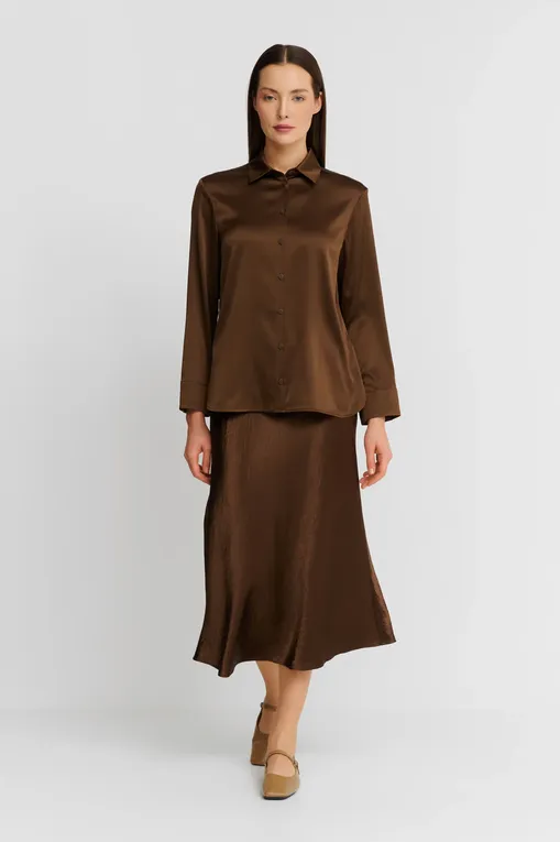 Юбки Max Mara Leisure ALESSIO 242610601 005 BROWN