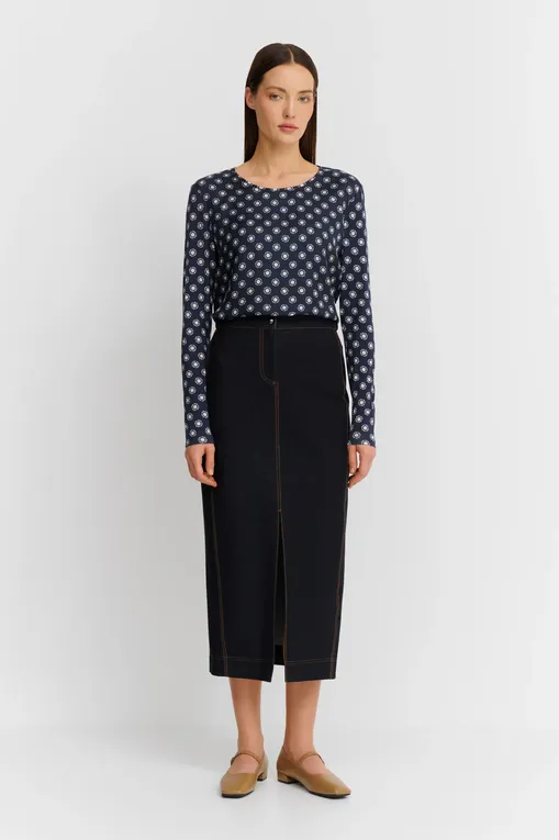 Юбки Max Mara Leisure BREDA 242677605 003 NAVY