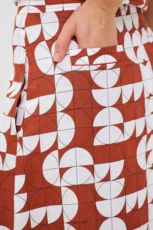 Юбки Max Mara Leisure EDILE 241610101 002 RUST