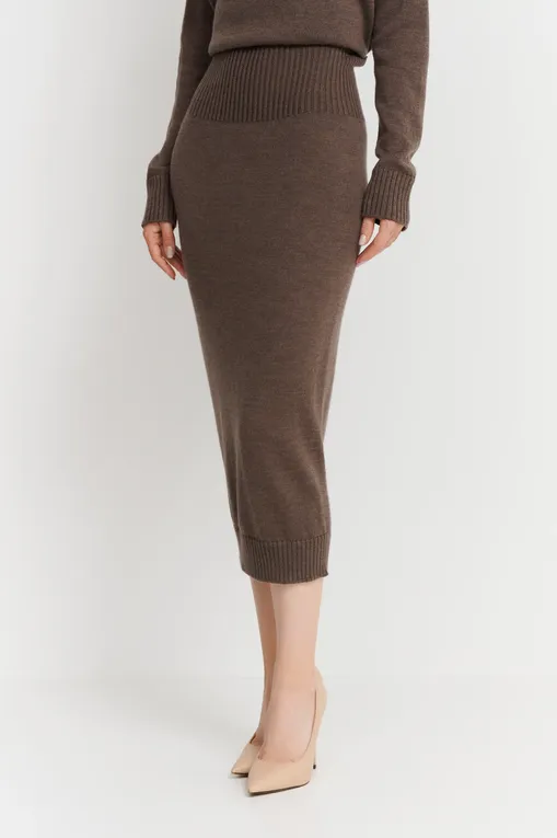 Юбки Max Mara Leisure MELK 242630601 002 HAZELNUT BROWN