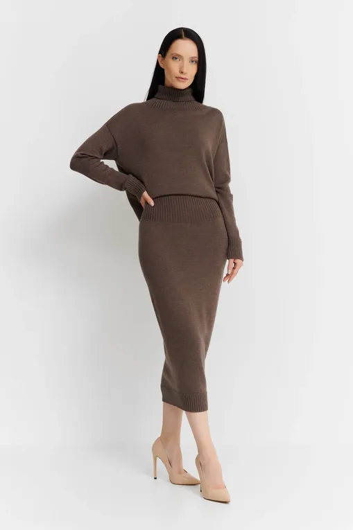 Юбки Max Mara Leisure MELK 242630601 002 HAZELNUT BROWN