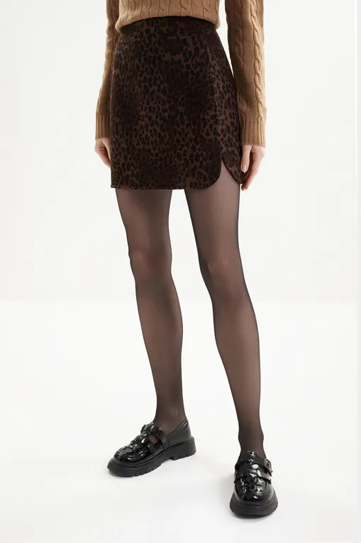 Юбки Mc2 Saint Barth EIRADOUBLE DARK LEOPARD 18