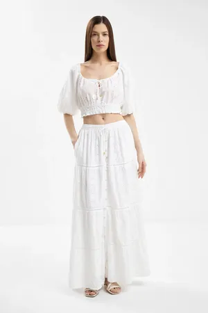 Melissa Odabash Cinzia AB White