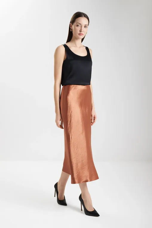 Юбки MM by MaxMara ALESSIO 252610601 003 COPPER