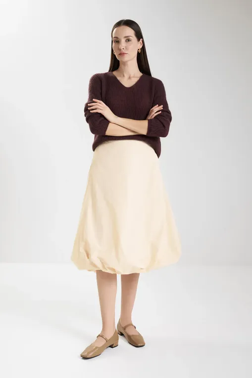 Юбки MM by MaxMara EMERY 252610601 001 IVORY