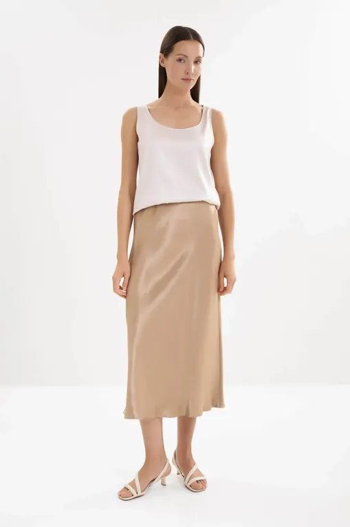 Юбки MM by MaxMara MMLALESSIO 261610101 009 BEIGE