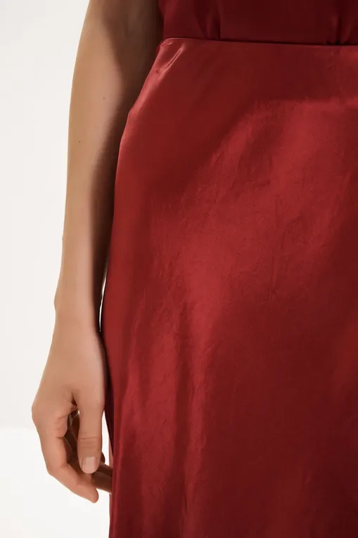 Юбки MM by MaxMara MMLALESSIO 261610101 018 DARK RED