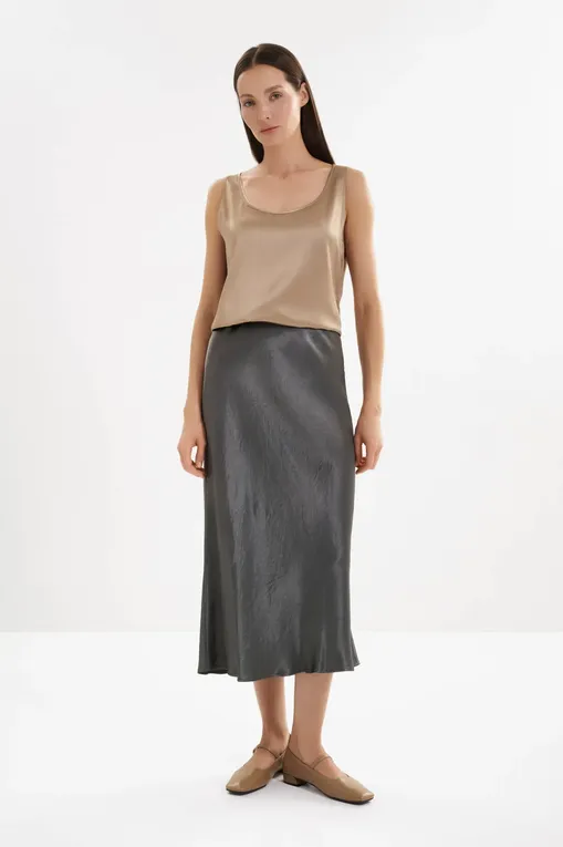 Юбки MM by MaxMara MMLALESSIO 261610101 019 DARK GREY