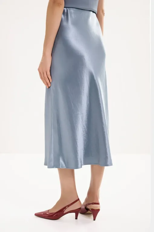 Юбки MM by MaxMara MMLALESSIO 261610101 020 BLUE GREY