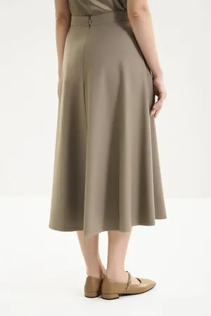 MM by MaxMara MMLAQUILA 261677103 002 HORN GREY GREEN