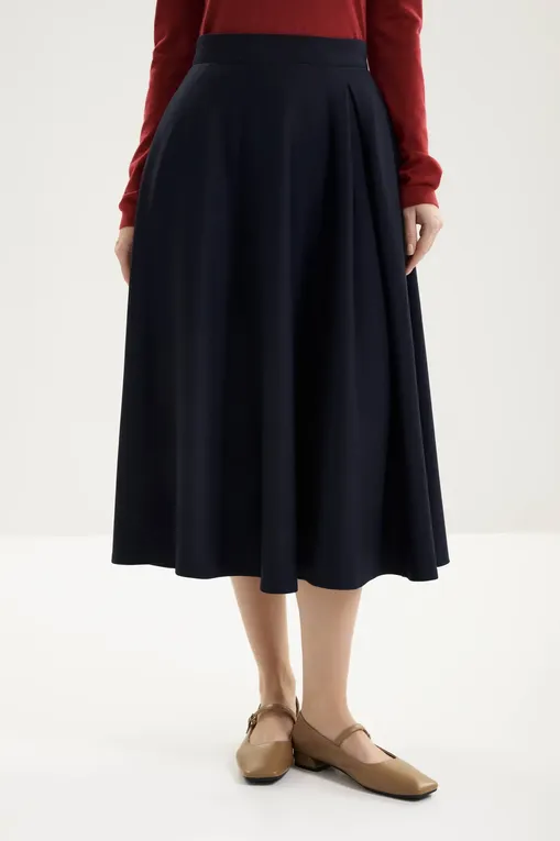 Юбки MM by MaxMara MMLAQUILA 261677103 004 NAVY