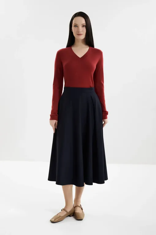 Юбки MM by MaxMara MMLAQUILA 261677103 004 NAVY