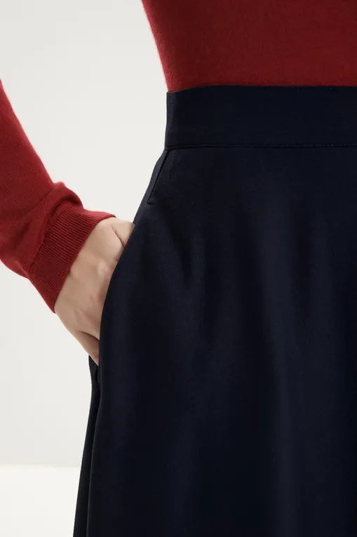 Юбки MM by MaxMara MMLAQUILA 261677103 004 NAVY