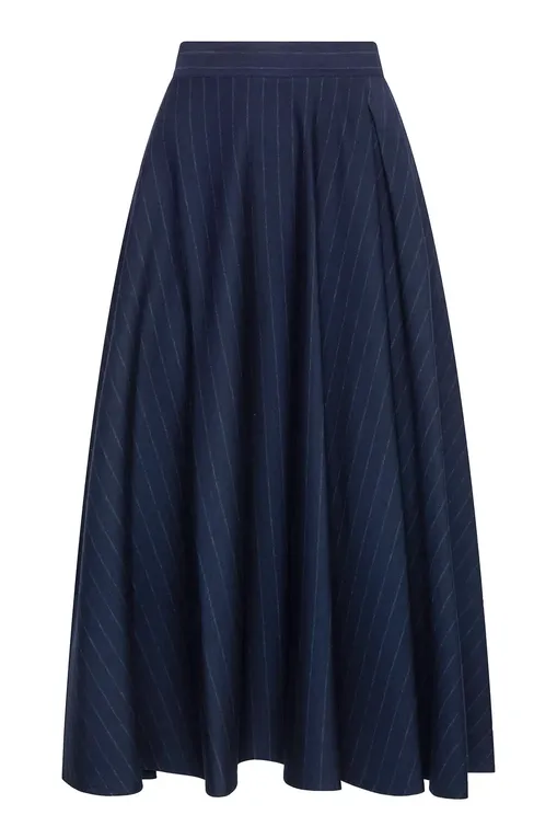 Юбки MM by MaxMara PELOTA 252677602 001 MIDNIGHTBLUE