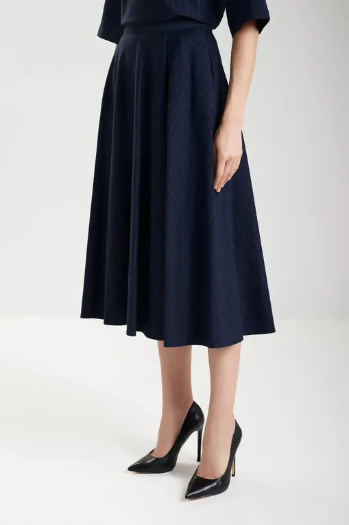 Юбки MM by MaxMara PELOTA 252677602 001 MIDNIGHTBLUE