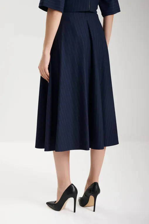 Юбки MM by MaxMara PELOTA 252677602 001 MIDNIGHTBLUE