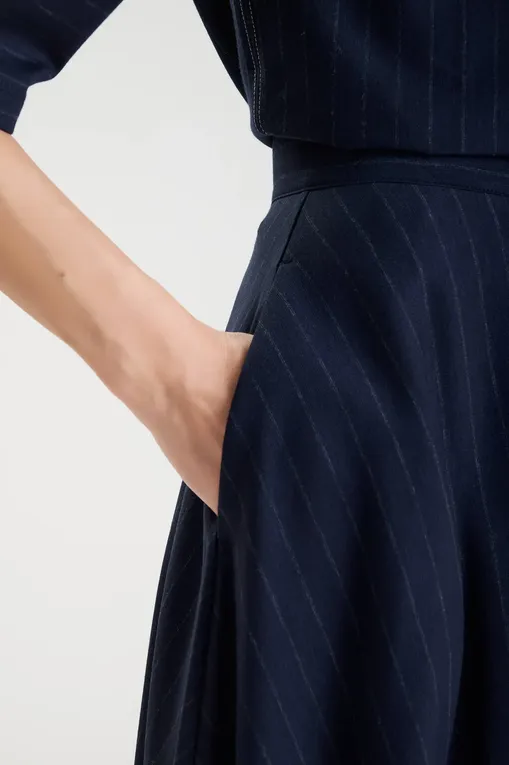 Юбки MM by MaxMara PELOTA 252677602 001 MIDNIGHTBLUE