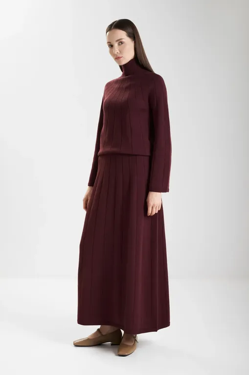 Юбки MM by MaxMara PEONIE 252630601 009 BORDEAUX