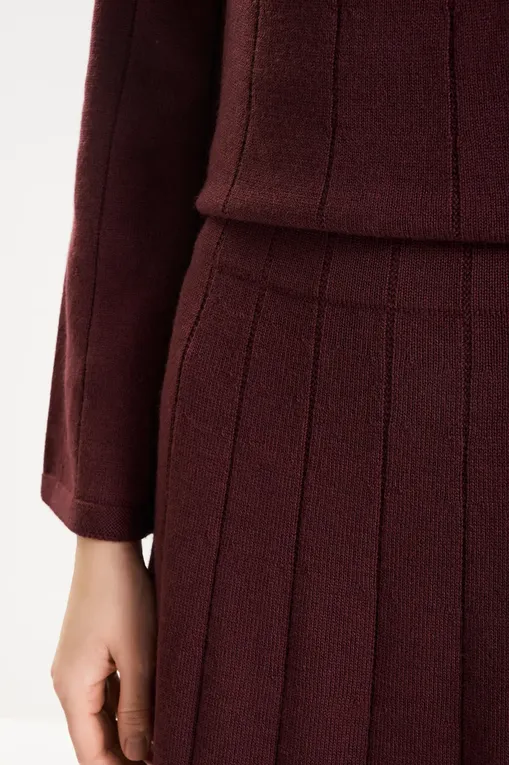 Юбки MM by MaxMara PEONIE 252630601 009 BORDEAUX