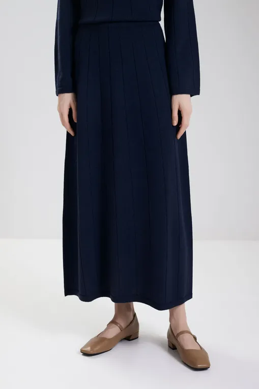 Юбки MM by MaxMara PEONIE 252630601 007 NAVY