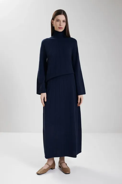 Юбки MM by MaxMara PEONIE 252630601 007 NAVY