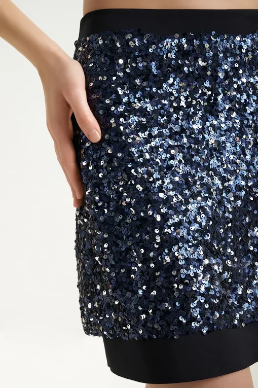 Юбки Shan 52589-45 590 Navy-Black