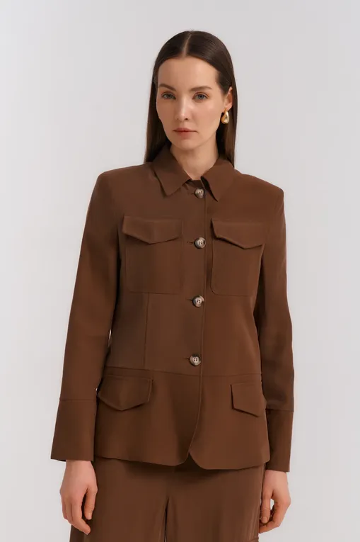 Жакеты Diana Gallesi R031R002338N 22 DARK BROWN
