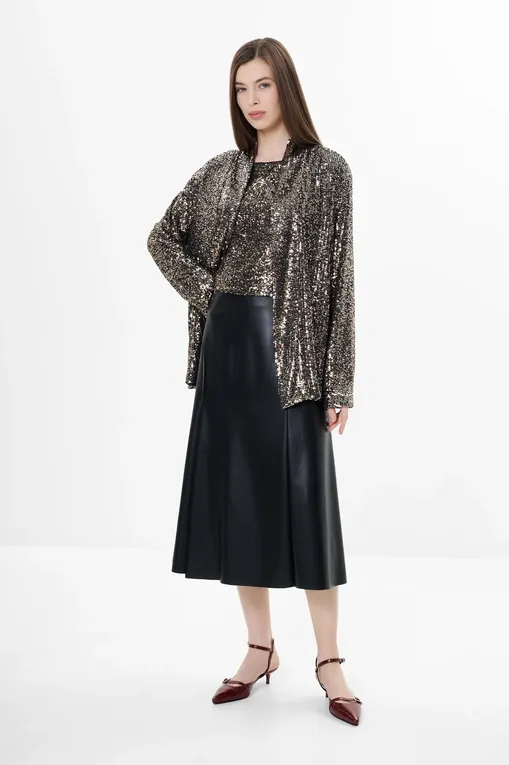 Жакеты Luisa Viola 2203F001828N 022 NERO BRONZO