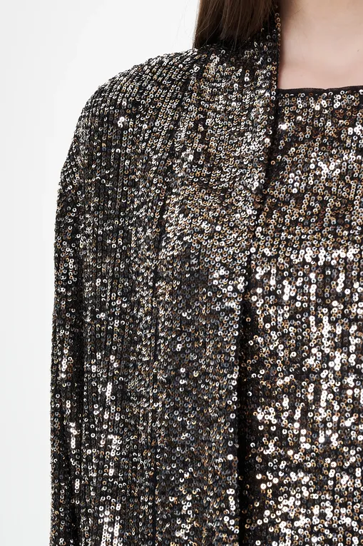 Жакеты Luisa Viola 2203F001828N 022 NERO BRONZO