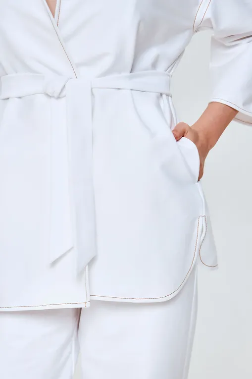 Жакеты Max Mara Leisure VISONE 241691104 003 WHITE