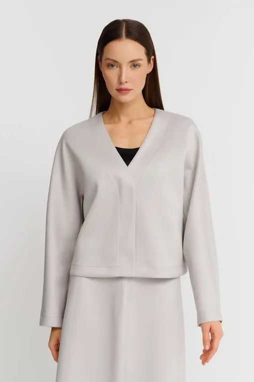 Жакеты Max Mara Leisure CANOSSA 242691605 001 PEARL GREY