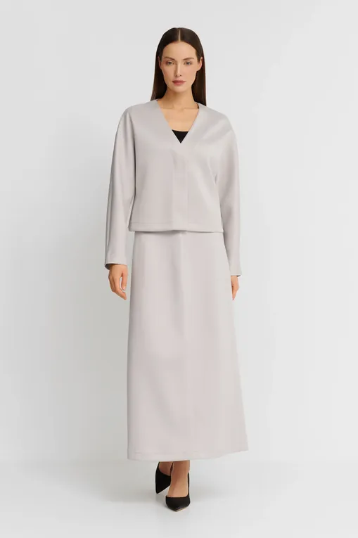Жакеты Max Mara Leisure CANOSSA 242691605 001 PEARL GREY