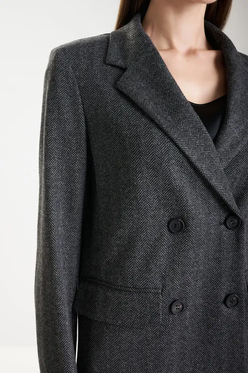 Жакеты MM by MaxMara ALBANIA 252691606 002 BLACK