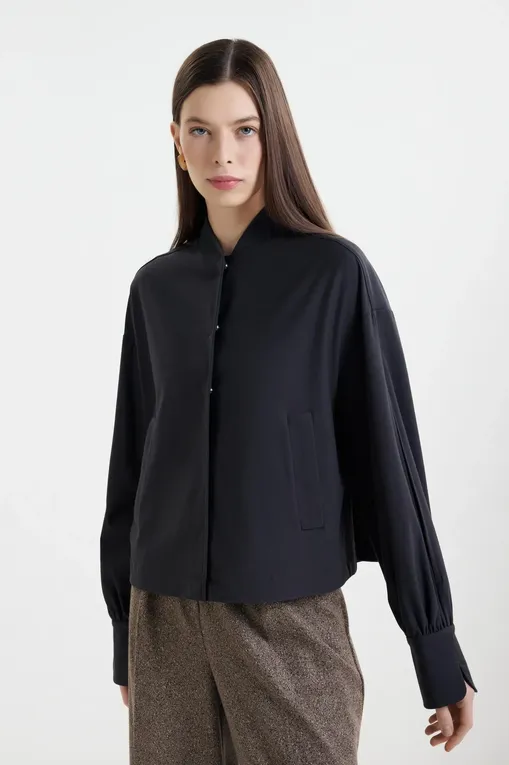 Жакеты MM by MaxMara NARSETE 252691605 003 DARK GREY