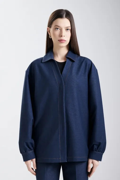 Жакеты MM by MaxMara ORLEANS 252691601 003 ULTRAMARINE
