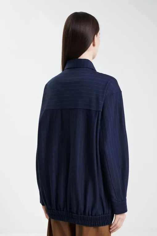 Жакеты MM by MaxMara TALLERO 252691602 001 MIDNIGHTBLUE