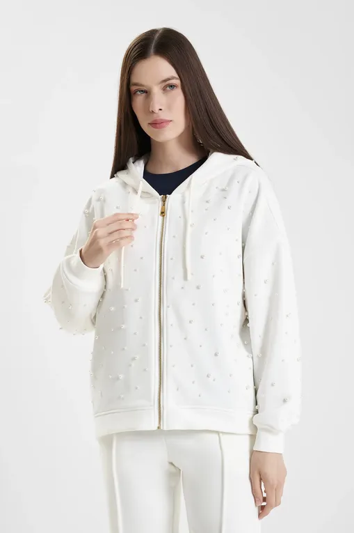 Жакеты TWINSET U&B 242LL2NBB 00245 ANTIQUE WHITE