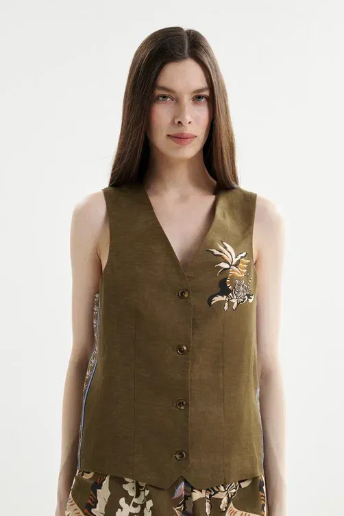 Жилеты Las Surenas VEST204RT26 Bali Tiger Green