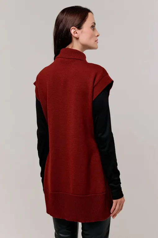 Жилеты Max Mara Leisure ESOTICO 23335602 004 BRICK RED tema1