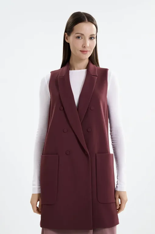 Жилеты Max Mara DELFI 39110616 002 BORDEAUX