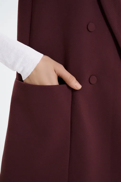 Жилеты Max Mara DELFI 39110616 002 BORDEAUX